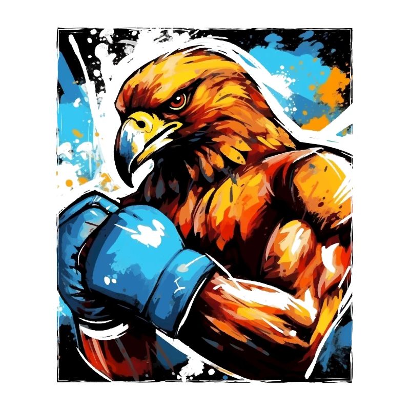Eagle Animal Boxer Fighter