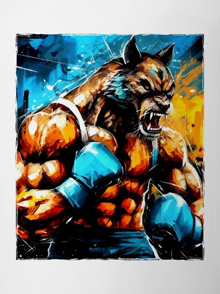 Wolf Boxer Kämpfer