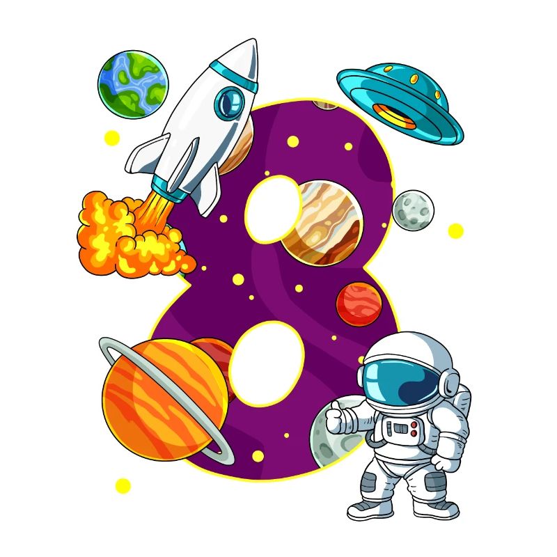 8 Anniversaire Astronaute de l’espace 8 ans