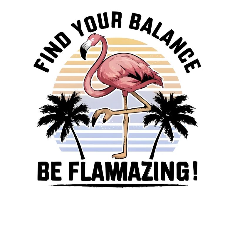 Flamingo Ballet: Elegance in Pink Art Design