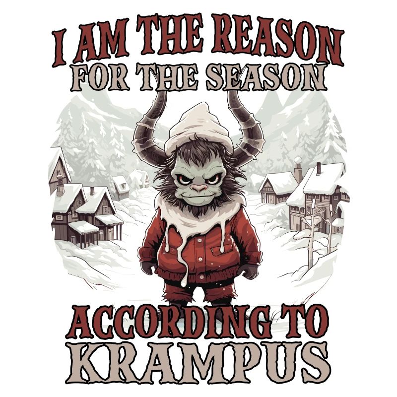 Krampus T Dämonischer Weihnachtsmann Kramperl