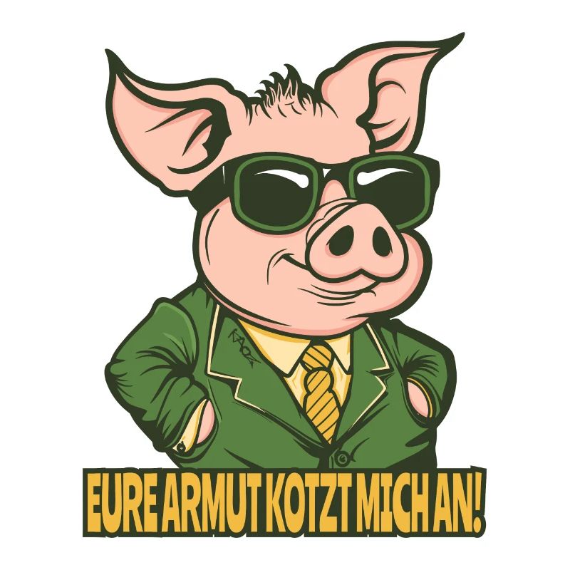 Ta pauvreté est nulle, cochon riche