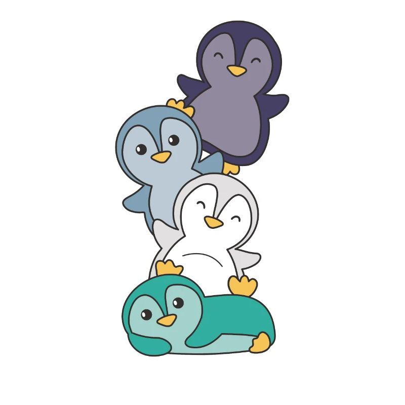 oriented aroace Flag Pride LGBTQ süße Pinguin