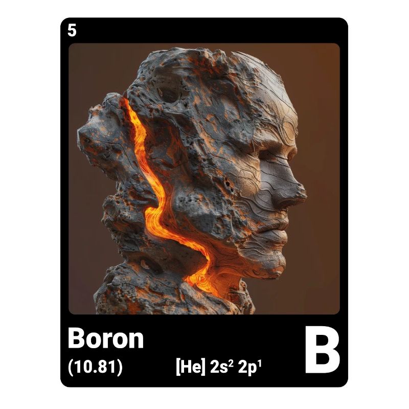 Bore - B - élément chimique 005