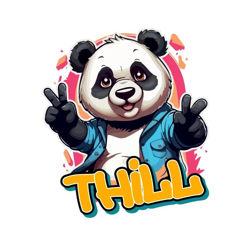 THILL - Beau nom de garçon avec Cool Panda