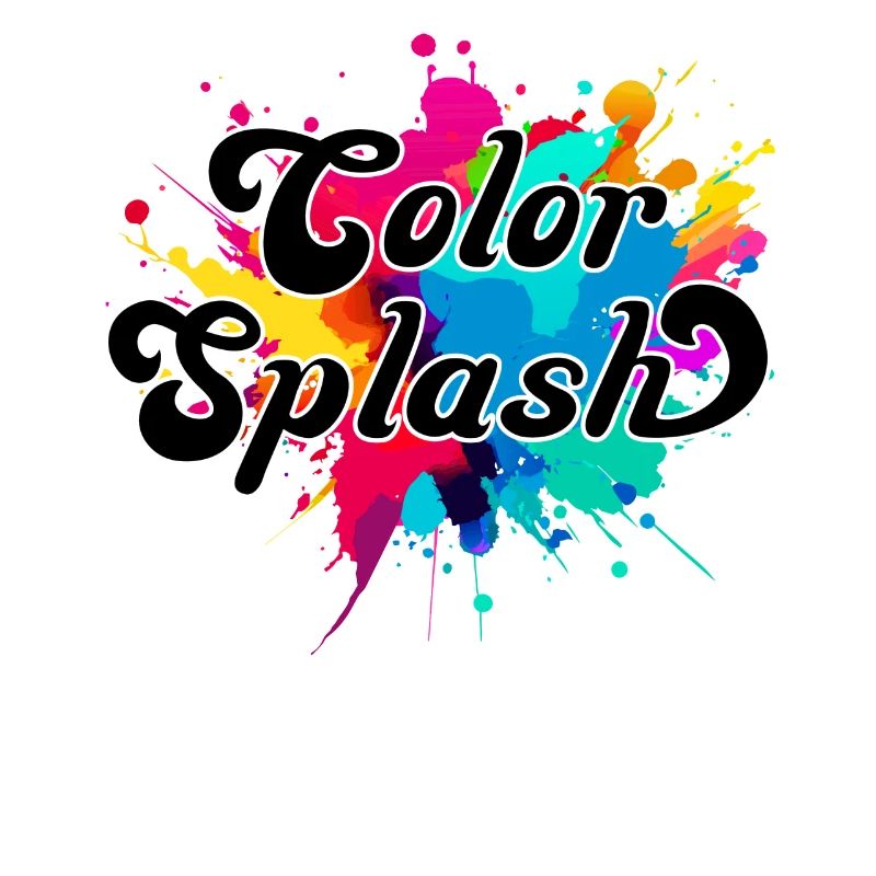 Éclaboussure de couleur. coloré, accrocheur, abstrait, cool,