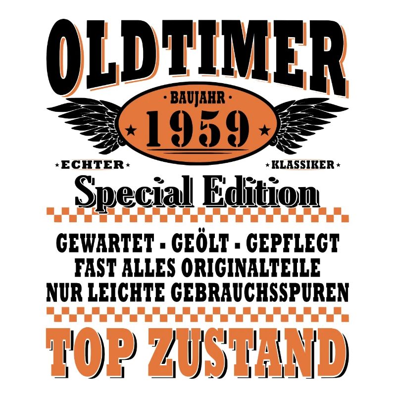 Oldtimer Special Edition Modell 1959 Geburtstag