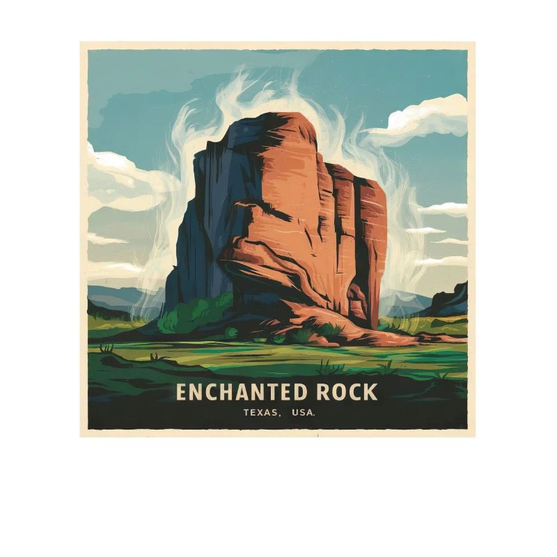 Enchanted Rock Texas Berge Landschaft