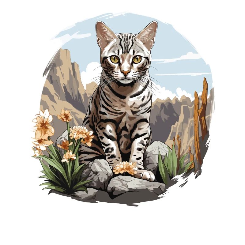 Mau égyptien Chaton Chat égyptien Mau
