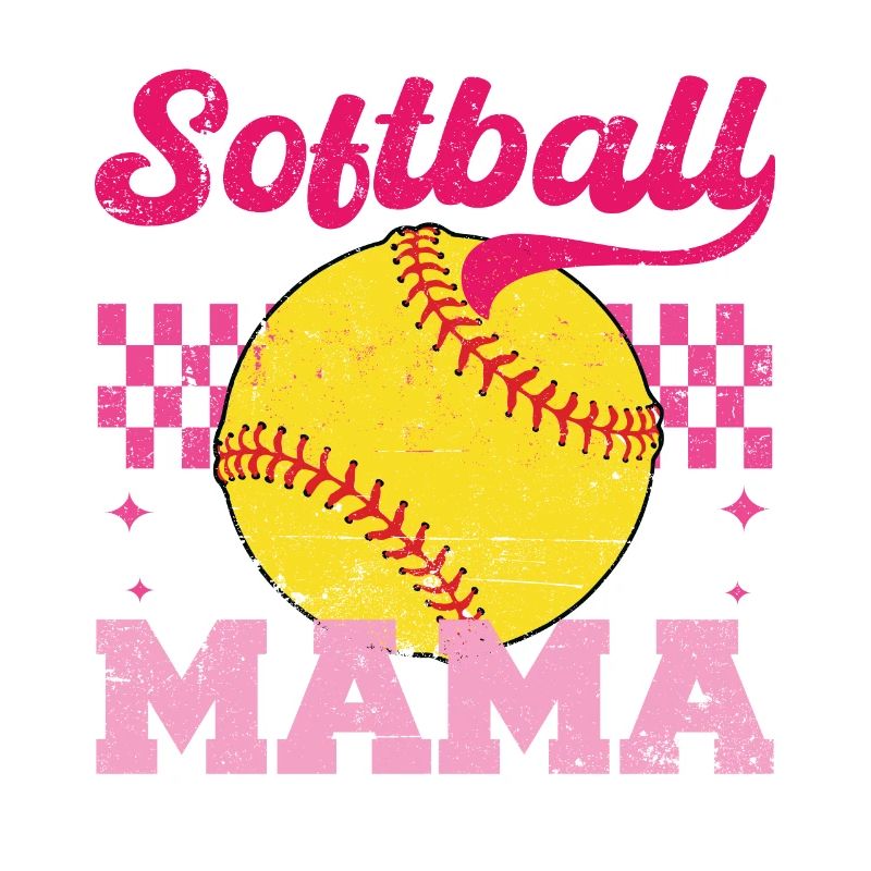 Softballll Mama Verzweifelt Muttertag Mama