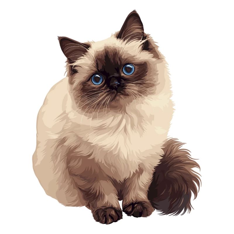 Himalayan Cat Colourpoint Katze