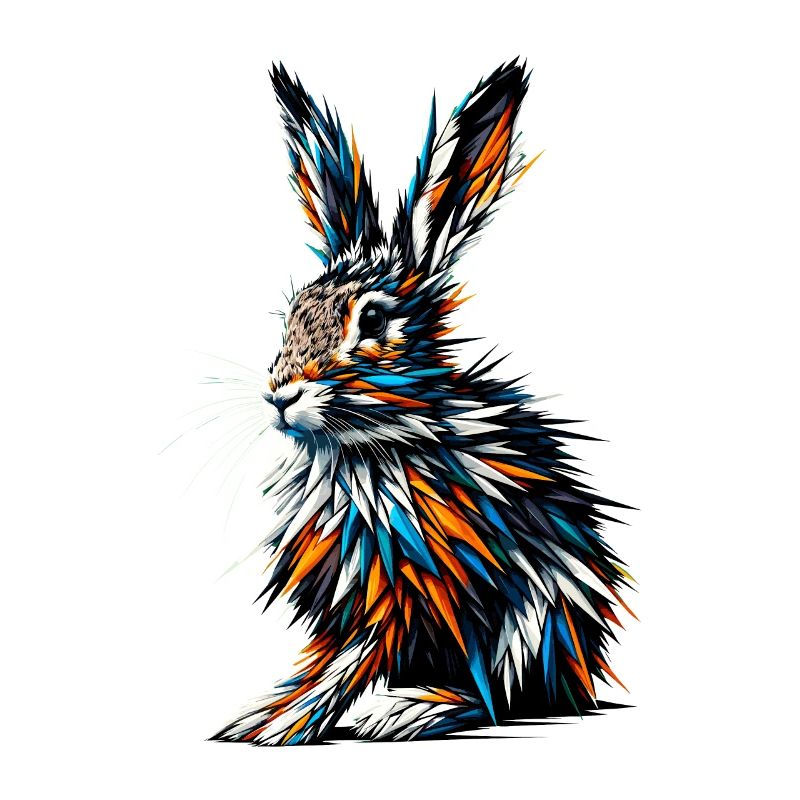 Polygon Art Jackrabbit Jackrabbits