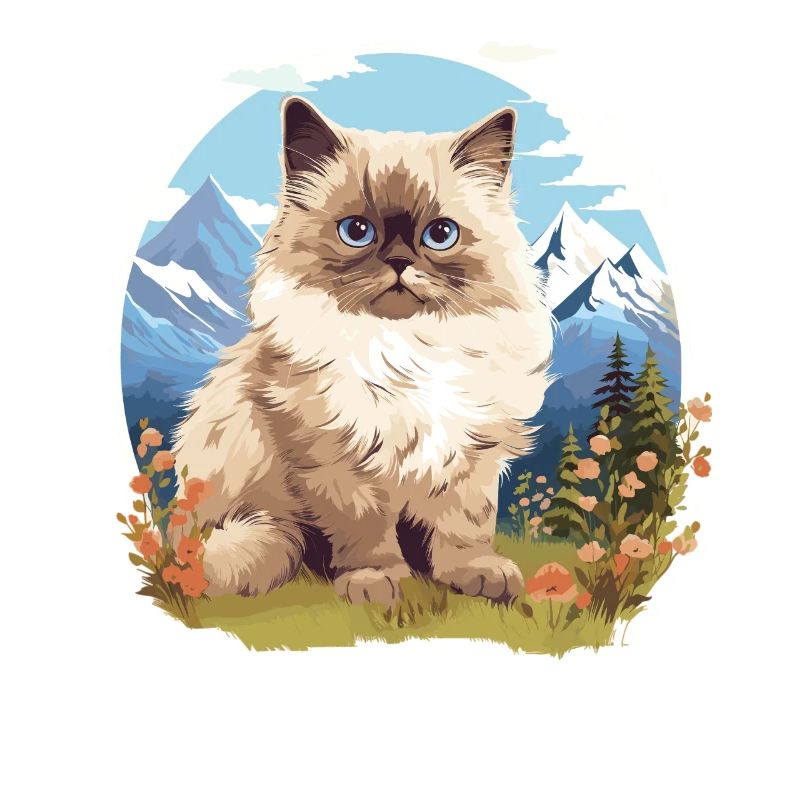 Himalayan Cat Colourpoint Katze