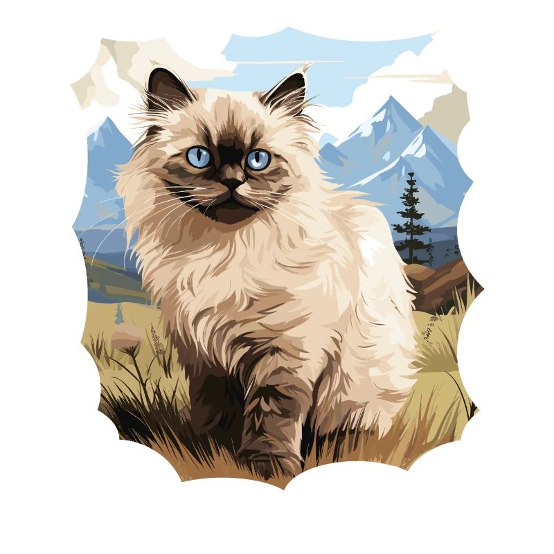 Himalayan Cat Colourpoint Katze