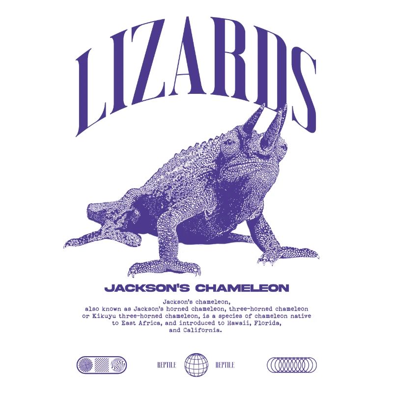 Jackson's Chameleon Streetwear Lizard Keeper