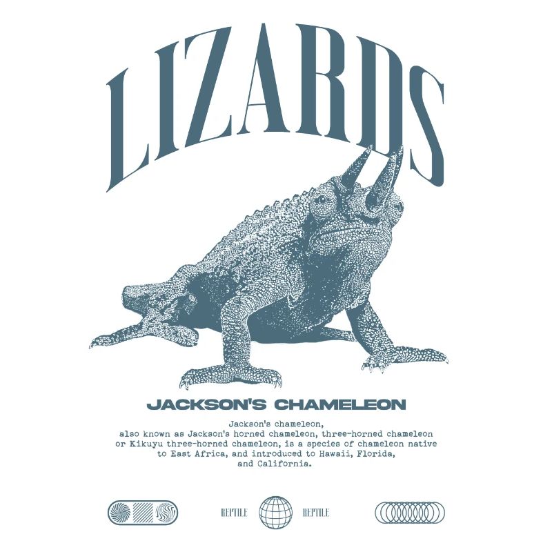 Jackson's Chameleon Streetwear Lizard Keeper