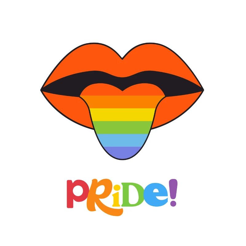 Pride Rainbow Mouth