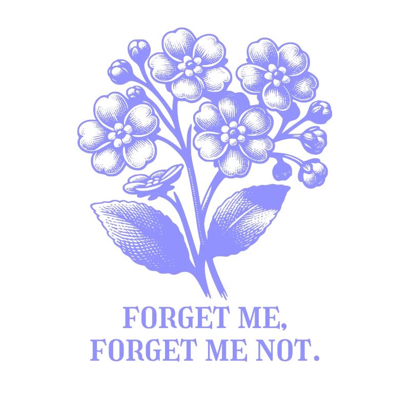 Fleurs, Myosotis, Conception, Dire