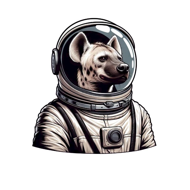 Hyène astronaute Space Pride