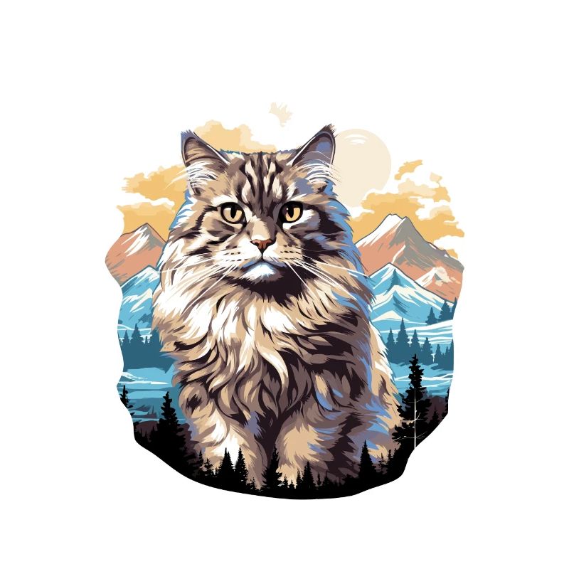 Chat Sibérien Sibirische Katze