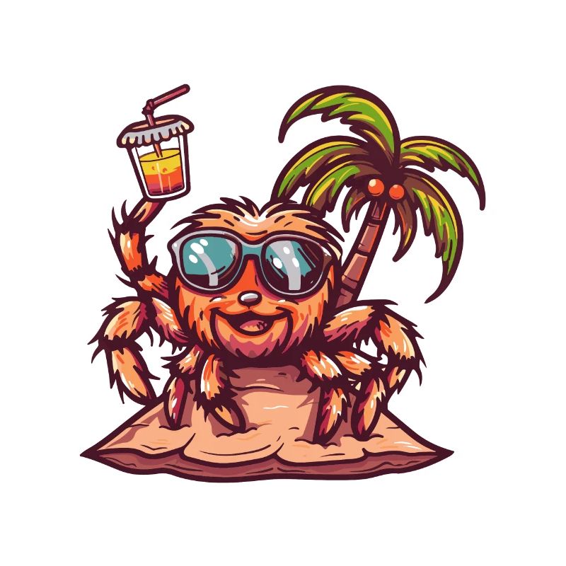 Tarantula Spinne Insel Sommer Palme