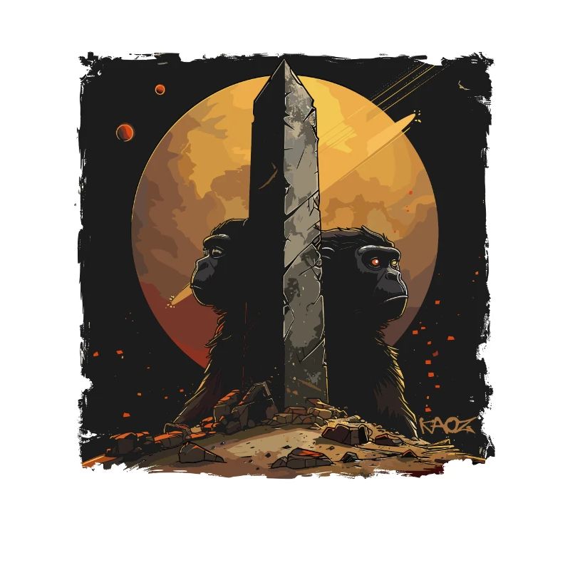 Singes et Monolithe : Science-Fiction