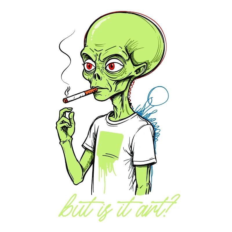 Drôle de dicton extraterrestre mais c’est de l’art