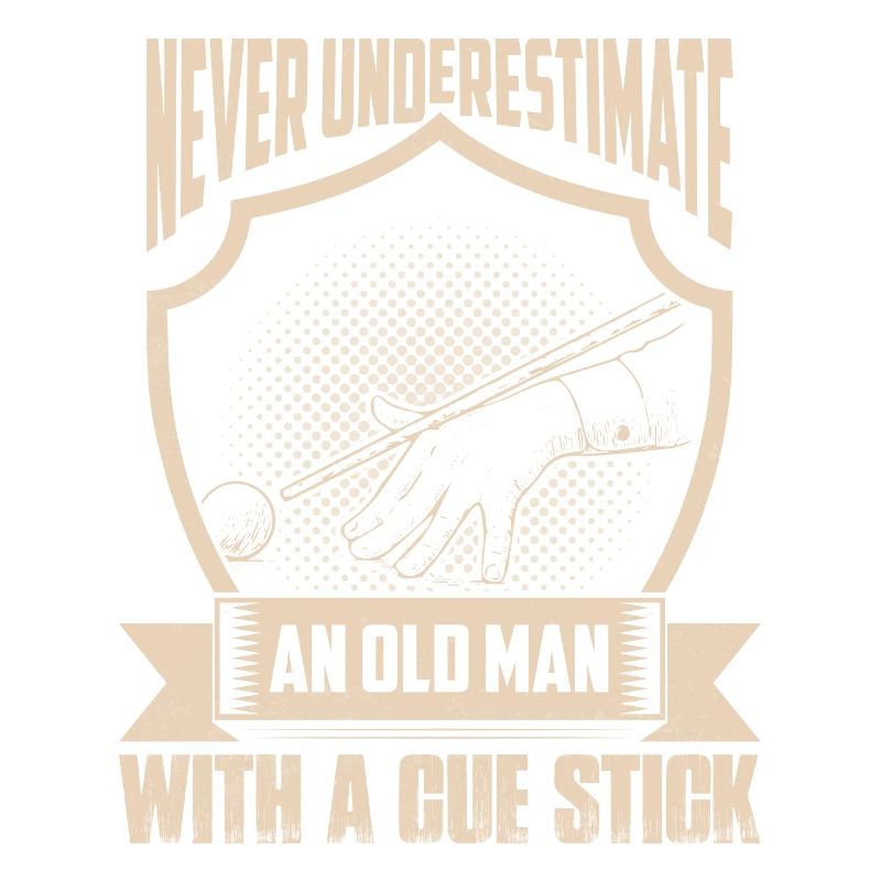 An Old Man With A Cue Stick Billiard Pool Billiards