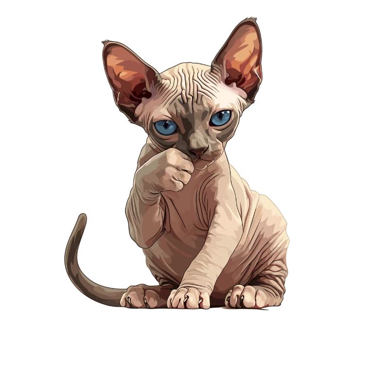Sphynx Kätzchen Sphynx Katze