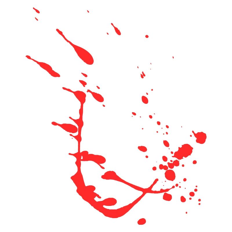 Blutspritzer / Blutfleck - Klecks Design