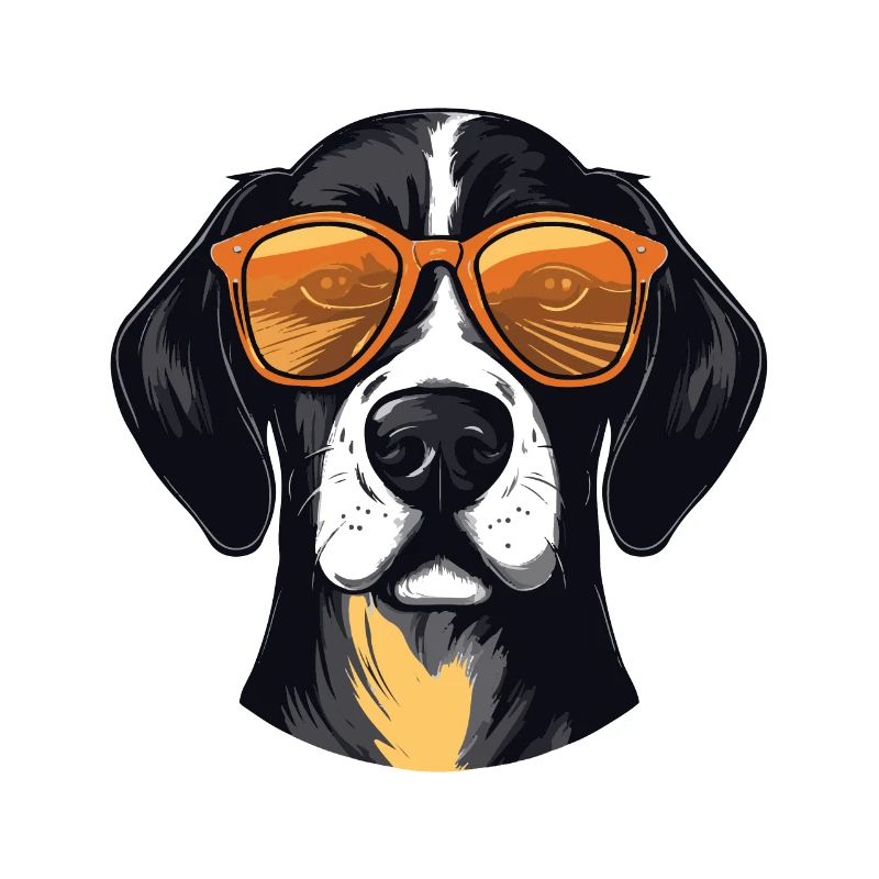 Tête de chien Beagle Cool