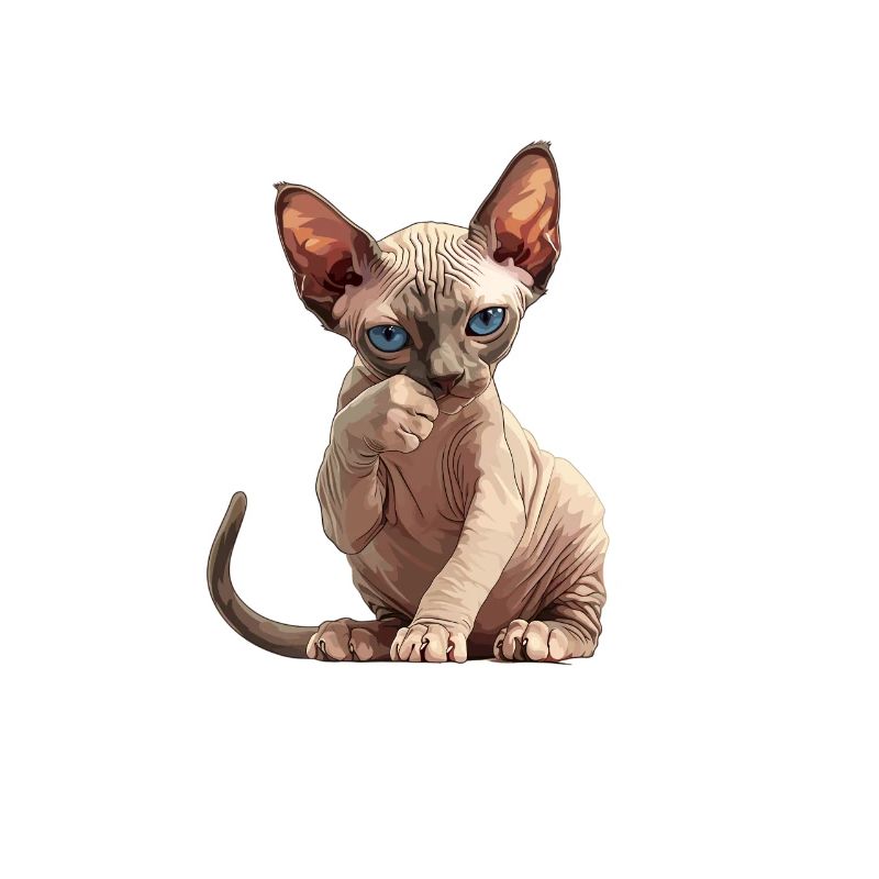 Sphynx Kätzchen Sphynx Katze