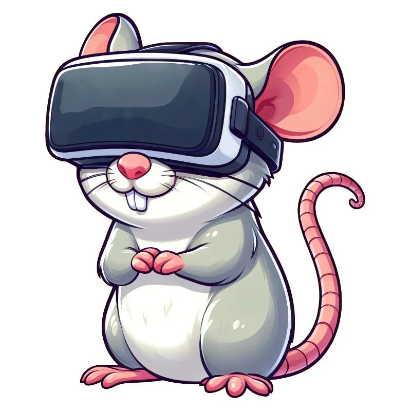 Rat et souris de jeu VR