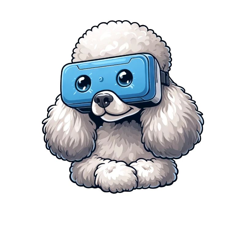 Poodle VR Gamers: Virtual Worlds Explorers