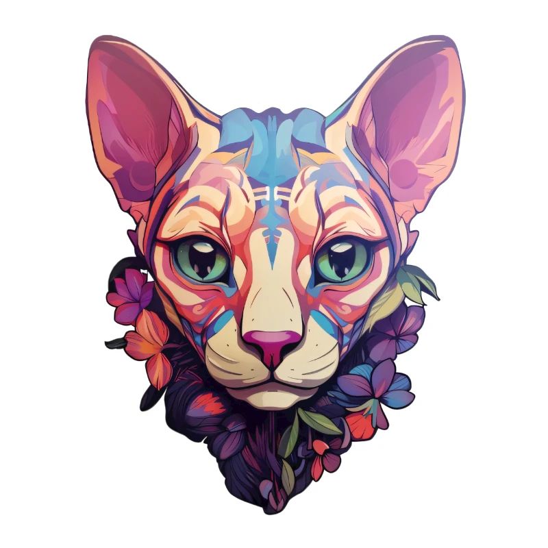 Sphynx-Katzenkopf