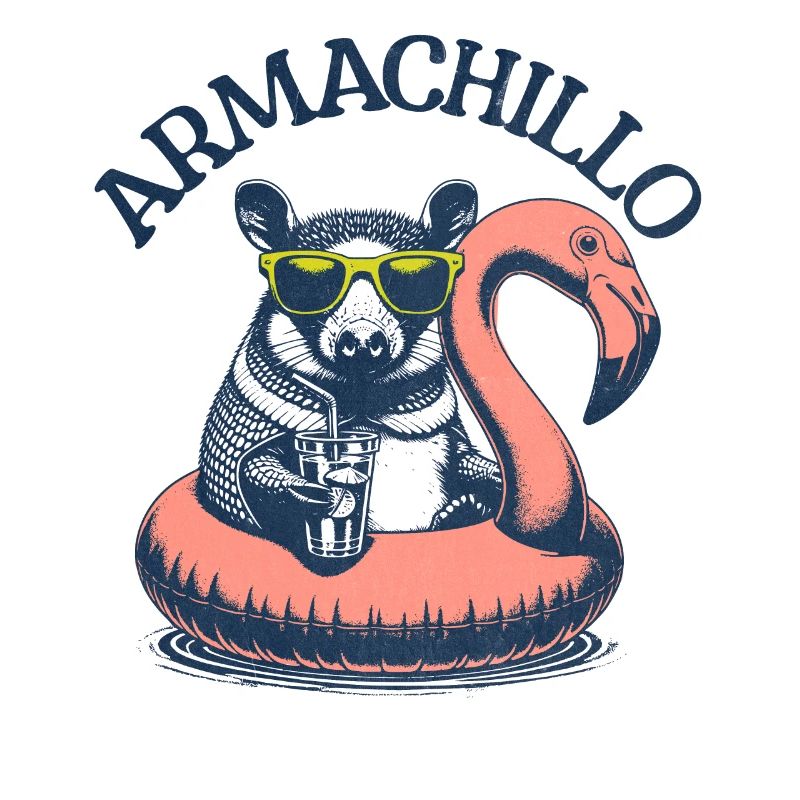 Armachillo dans la piscine
