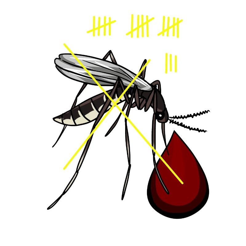 Moustique de sang Insecte nuisible Vermine Moustiques