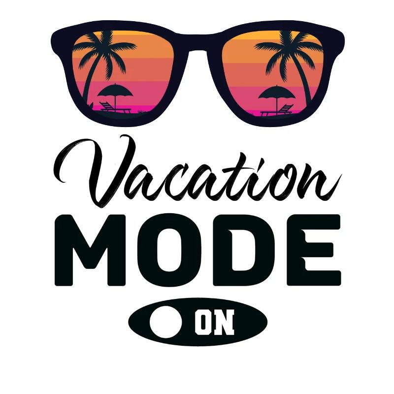 Mode vacances avec lunettes de soleil Urlaub Modus Brille