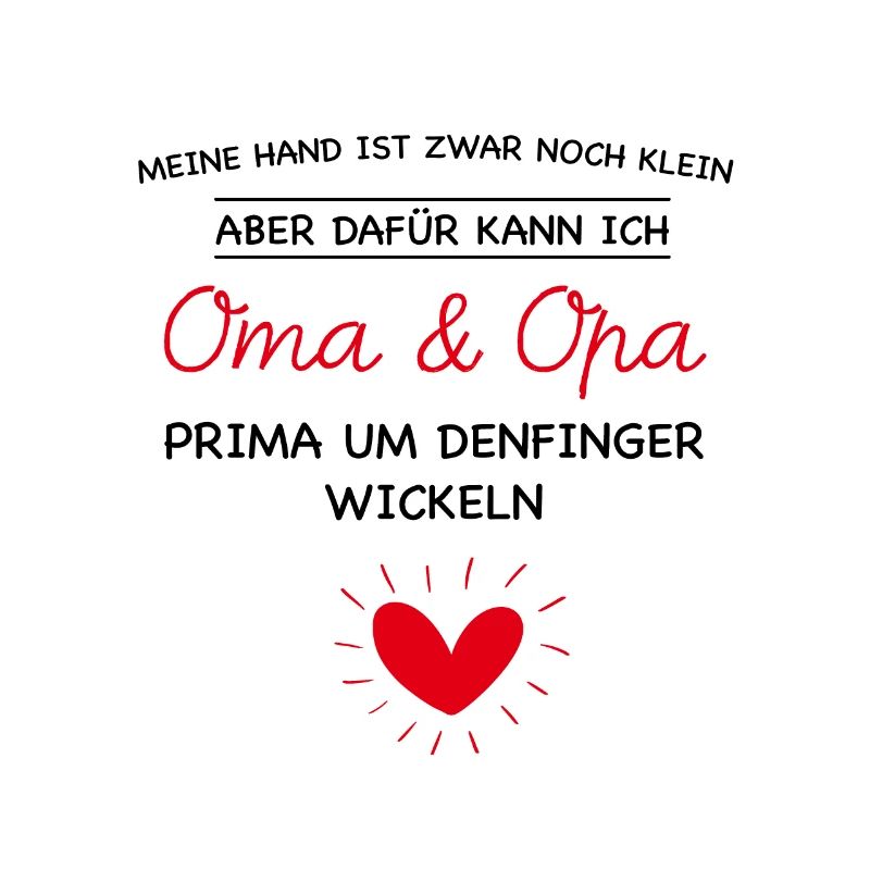 Oma Opa Baby spruch Großvater Großmutter Geschenk