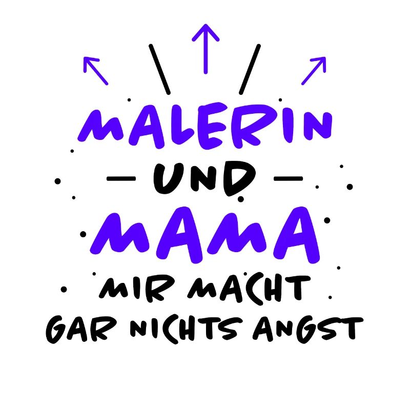 Malerin Spruch Malermeister Beruf Malerin Geschenk
