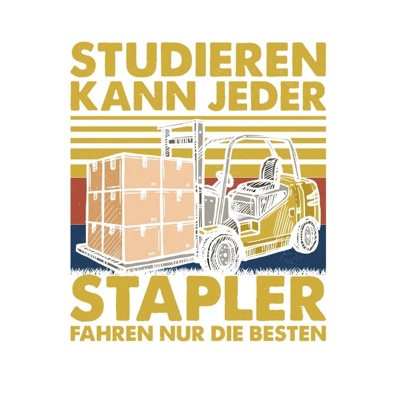 Gabelstaplerfahrer Logistiker Staplerfahrer