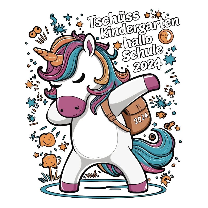Goodbye Kindergarten Hello School 2024 Unicorn