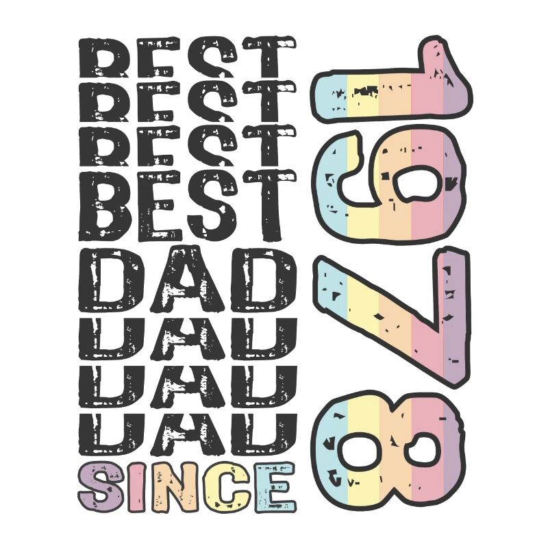 Bester Papa der Welt seit 1978 Vatertag