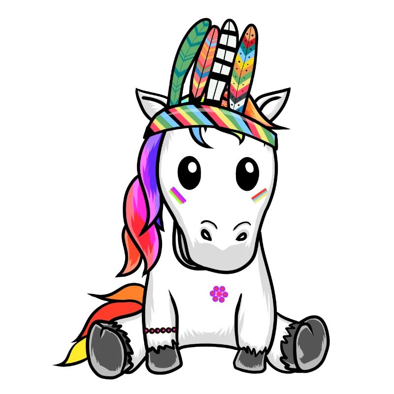 Einhorn Einhörner Hippie Hippies Schamane