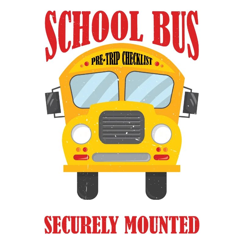School Bus Pre-trip Checklist, Not Bent, 6
