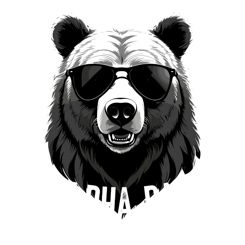 Alpha Dad Lustiger Bären Vater Perfekter Style