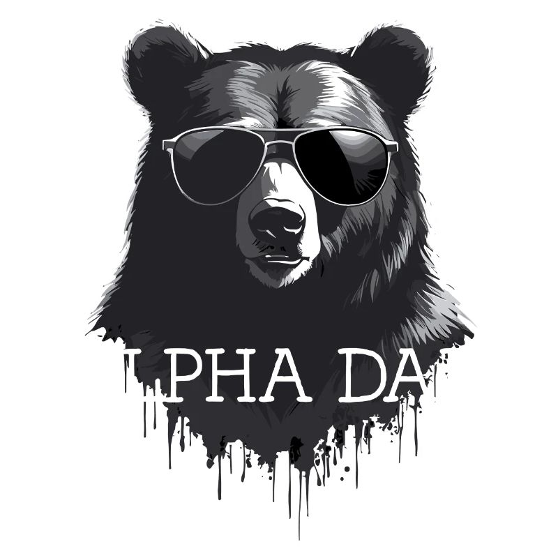 Alpha Dad Lustiger Vater Perfekter Style