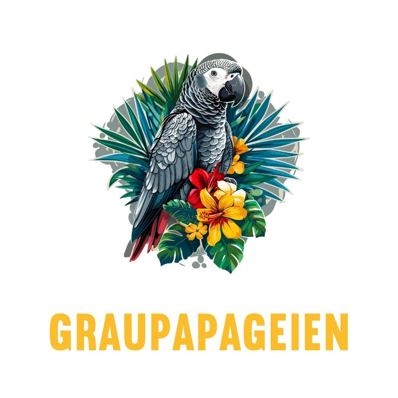 Perroquets gris d’Afrique