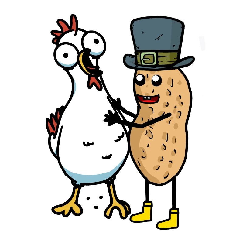 Peanut Peanuts Chicken Chickens Hen Friends