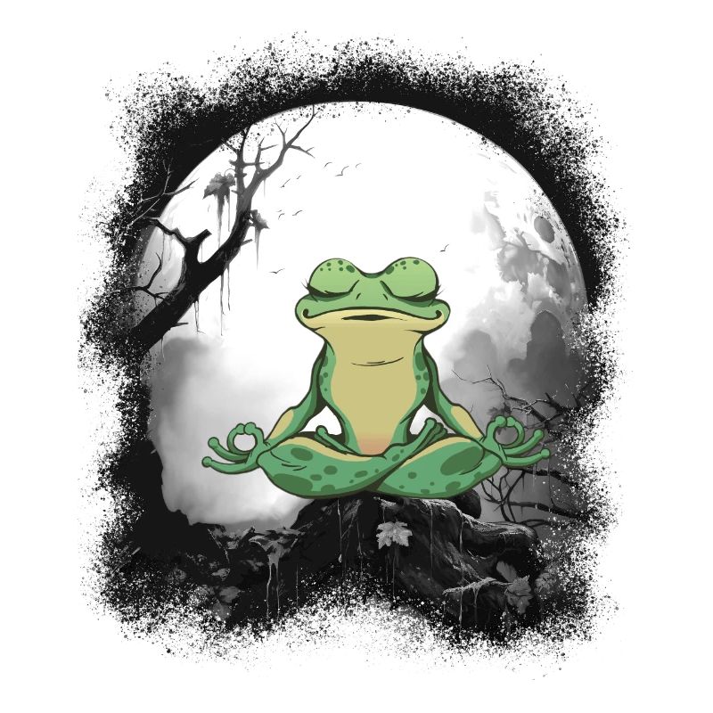 Frog frogs meditation meditation forest dwellers